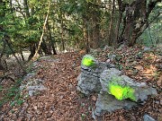 27 Sentiero bollato con colore fosforescente